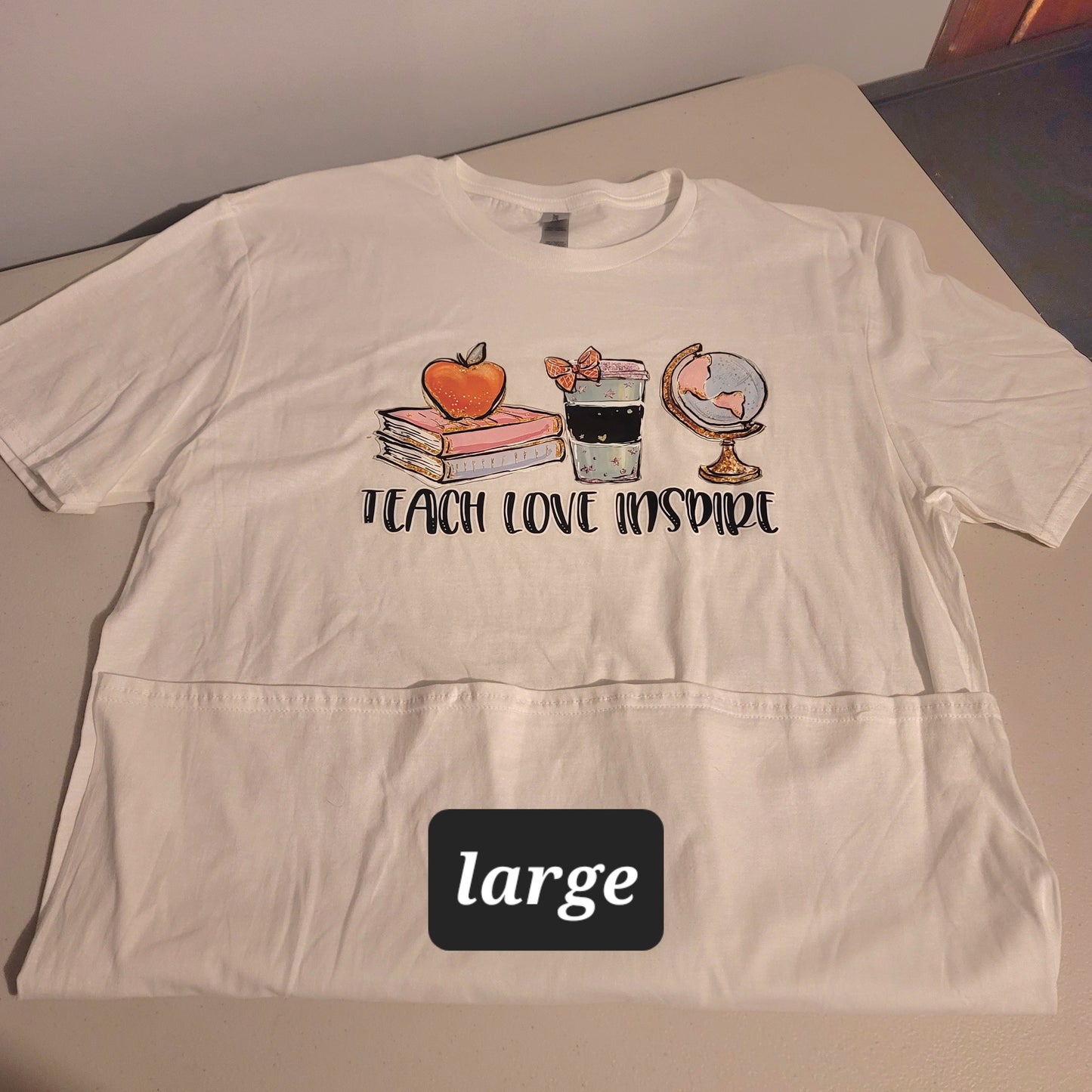 Teach Love Inspire Tshirt - L
