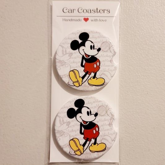 Mouse Car Coasters