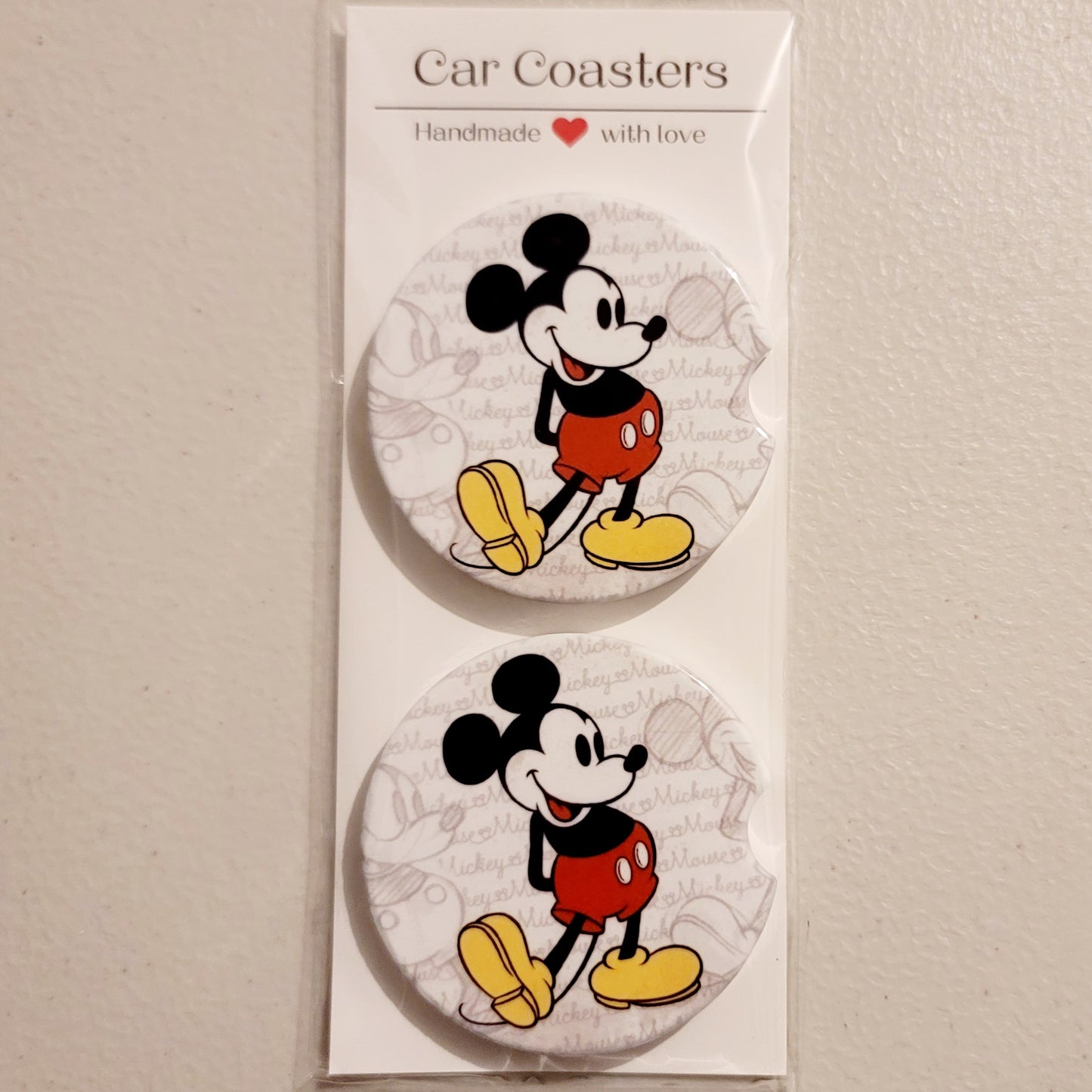 Mouse Car Coasters