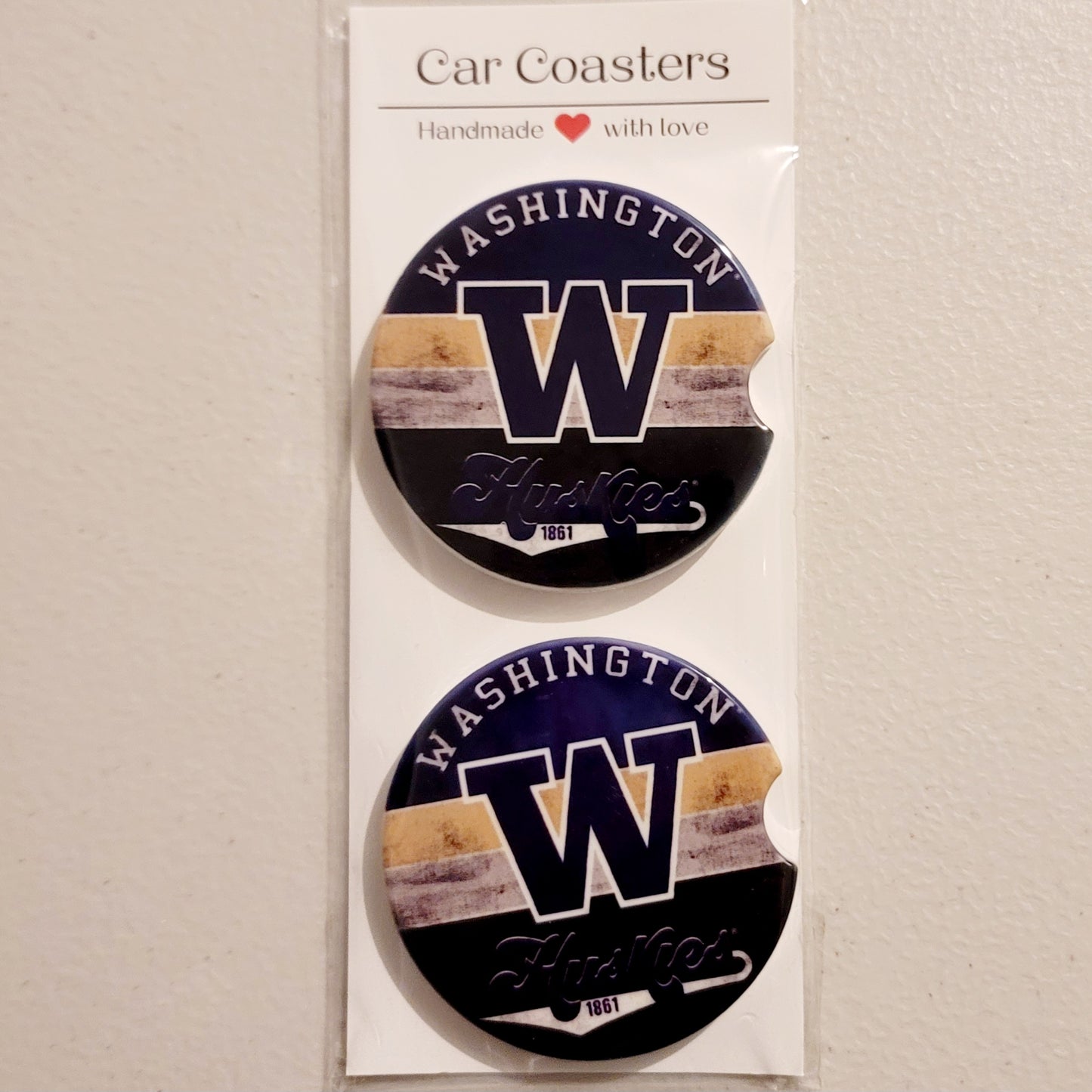 Dawgs Retro Car Coasters