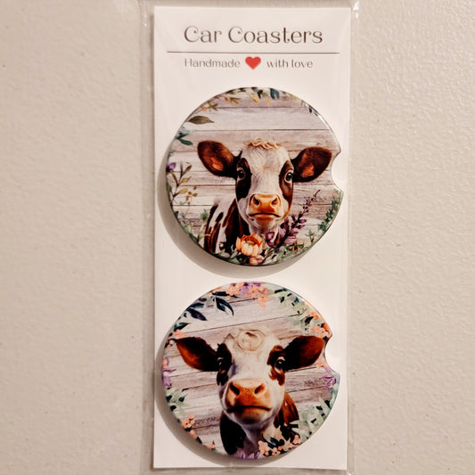 Cow Car Coasters