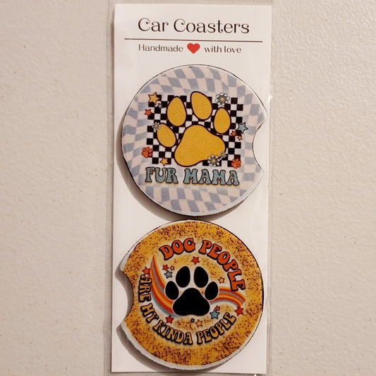 Fur Mama Car Coasters