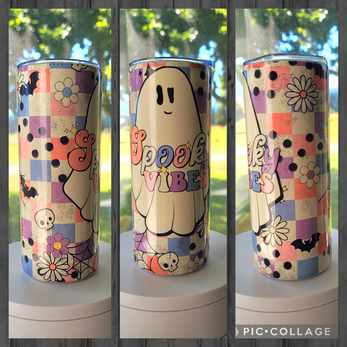 Retro Spooky Vibes Tumbler