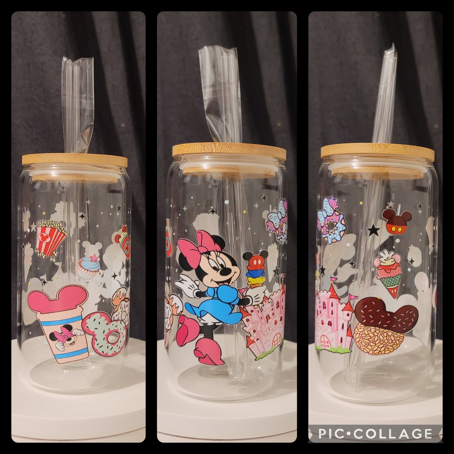 Mouse Treats Glass Can