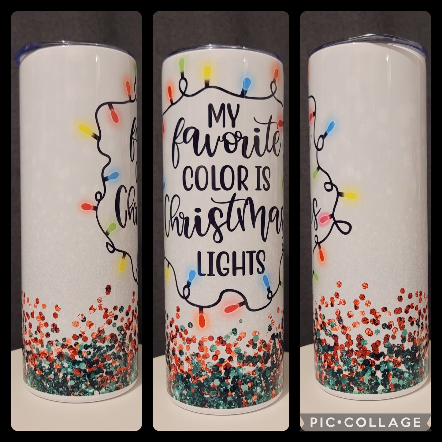 Christmas Lights Tumbler
