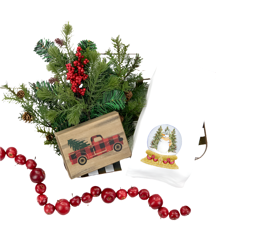 Snowman Snowglobe - Towel