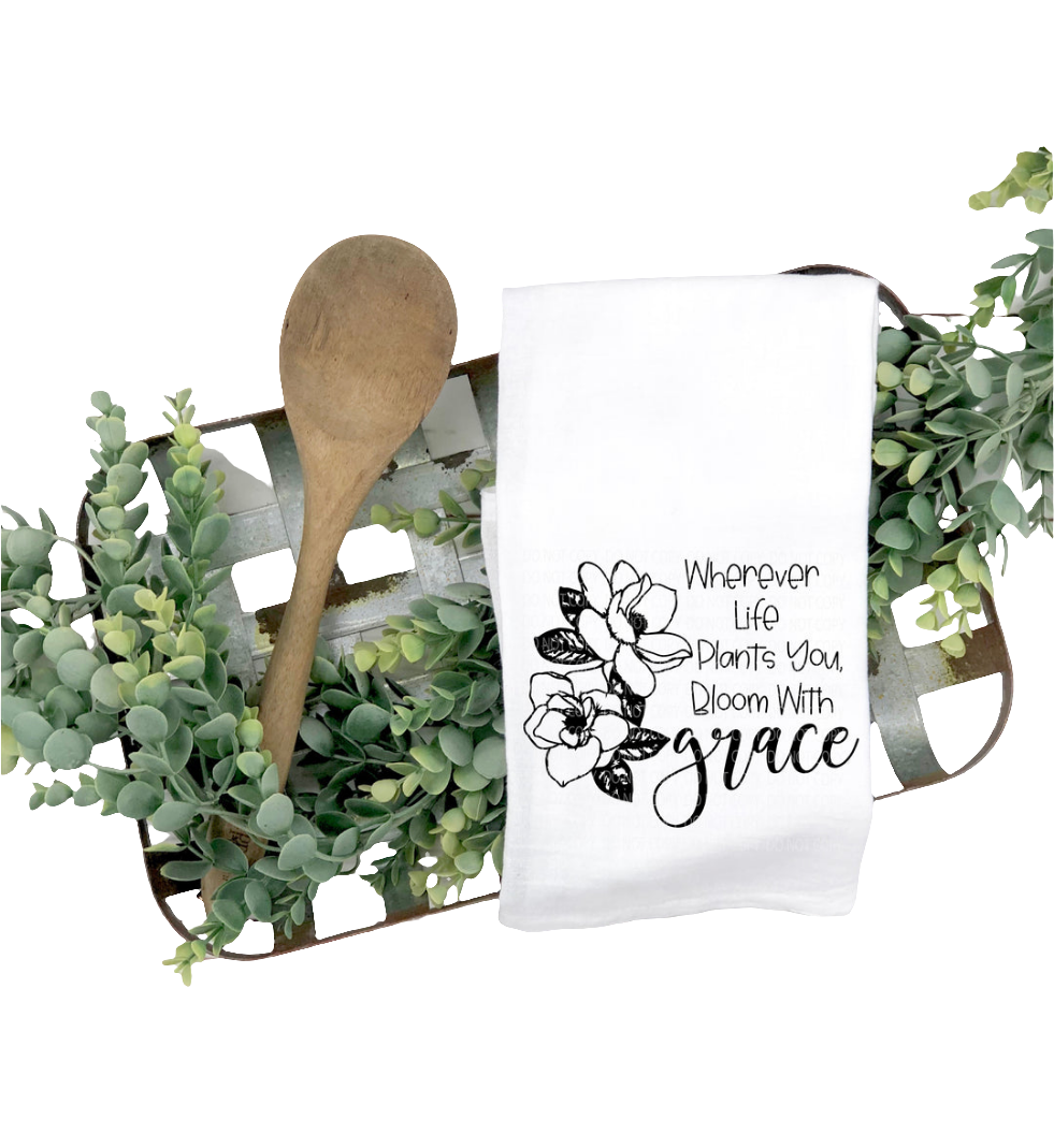Bloom With Grace - Towel