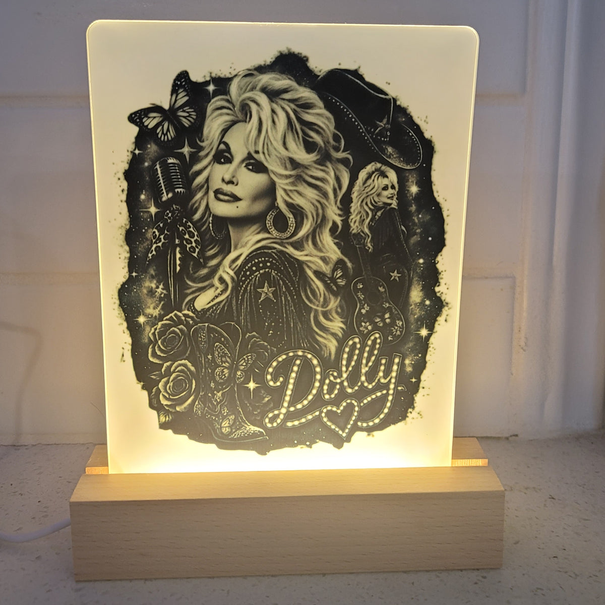 Dolly Light Up Sign