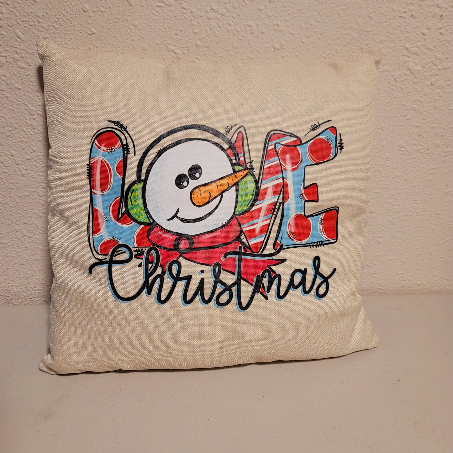 Love Christmas Pillow