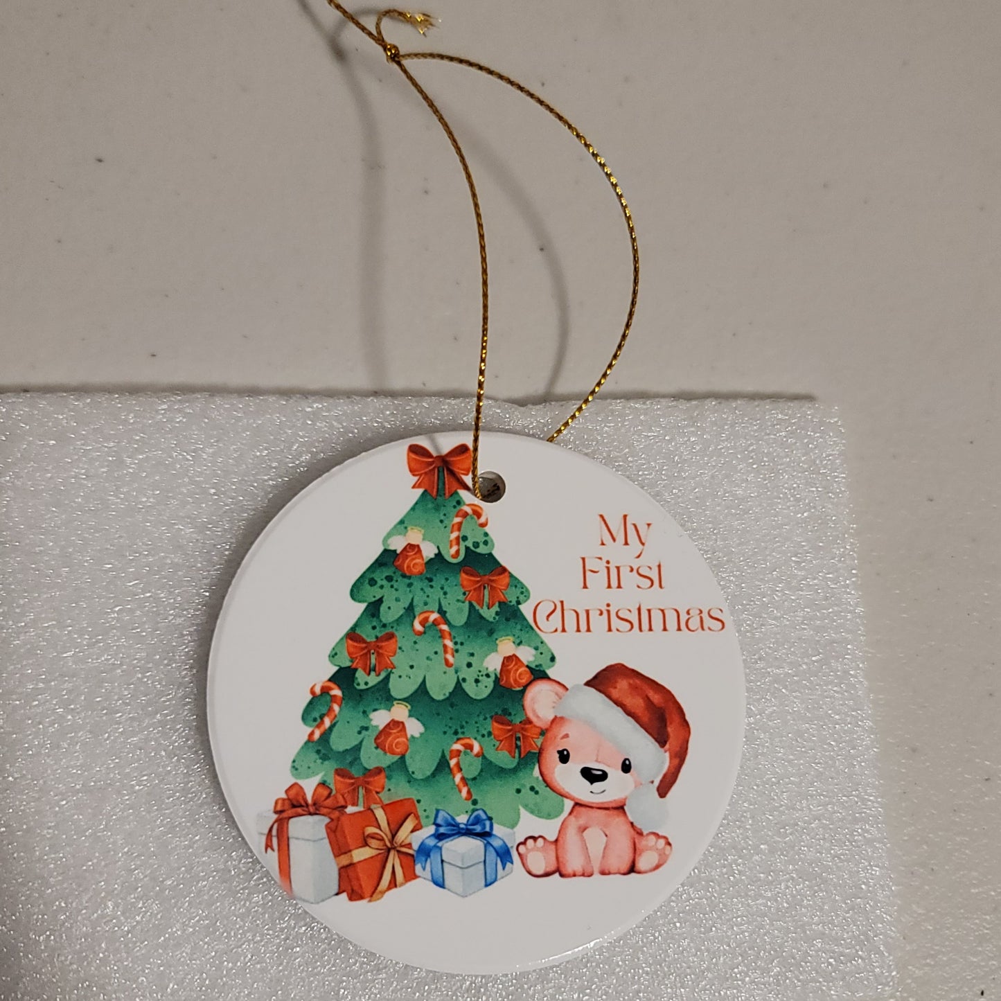 My First Christmas Ornament - Pink