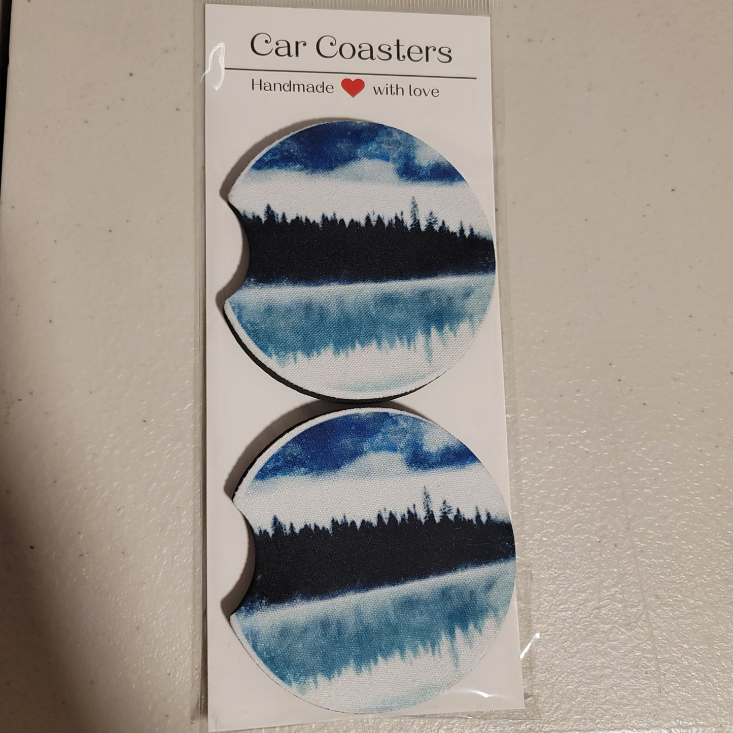 Treescape Car Coasters