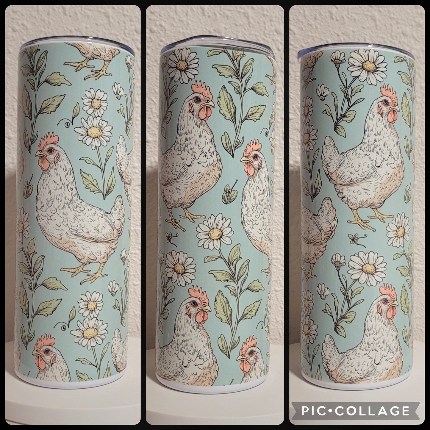 Pastel Chickens Tumbler