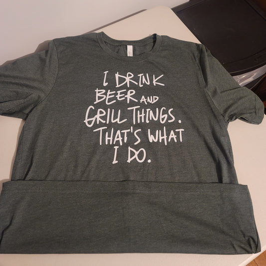 Drink Beer & Grill Things - XL