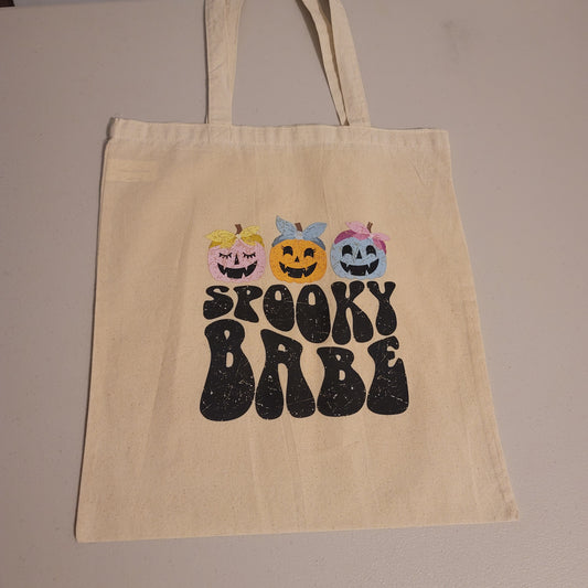 Spooky Babe Tote - Canvas