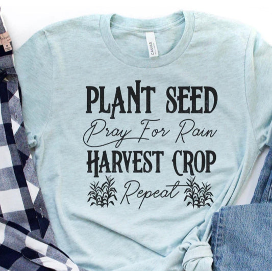 Plant Seed, Pray For Rain, Harvest Crop, Repeat