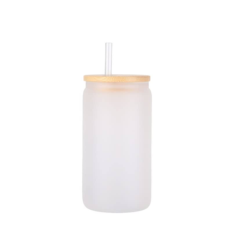 Custom 16oz Frosted Glass Can