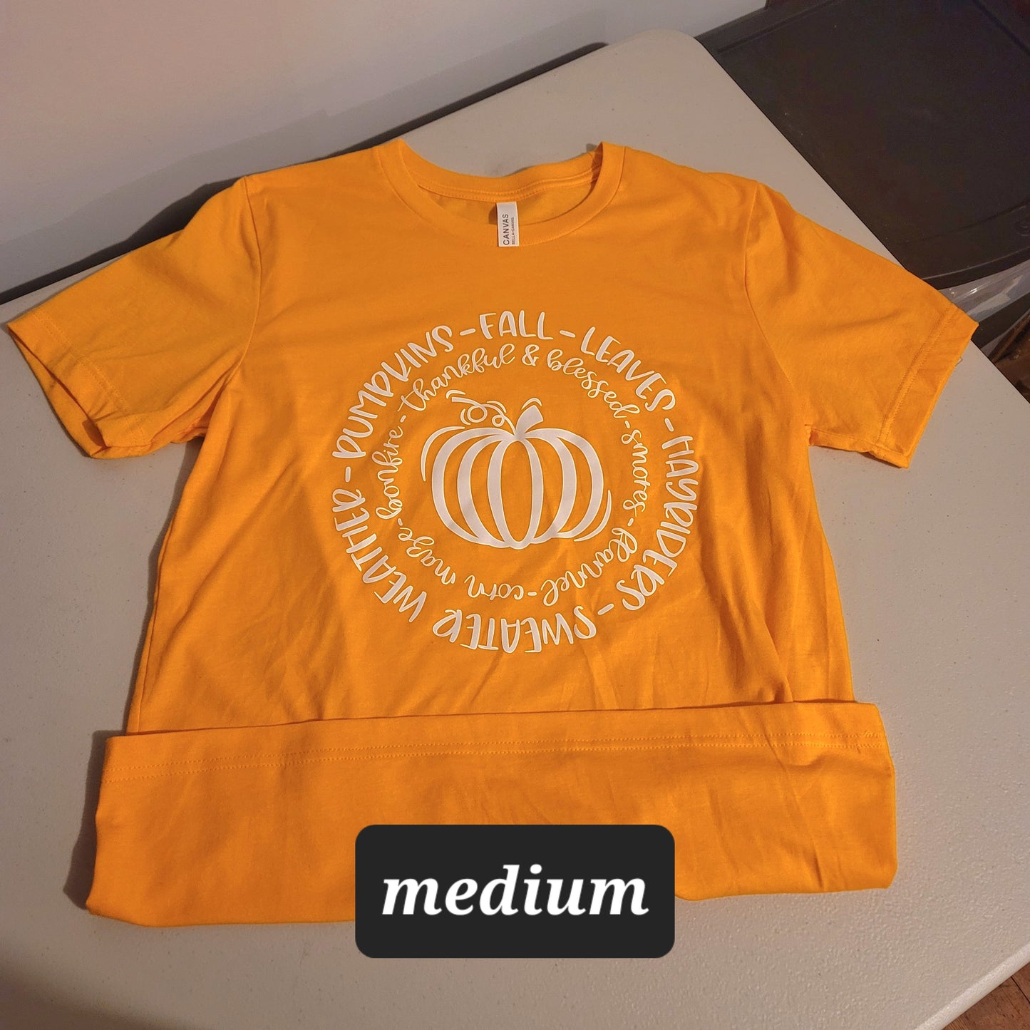 Fall Things Round Tshirt - M