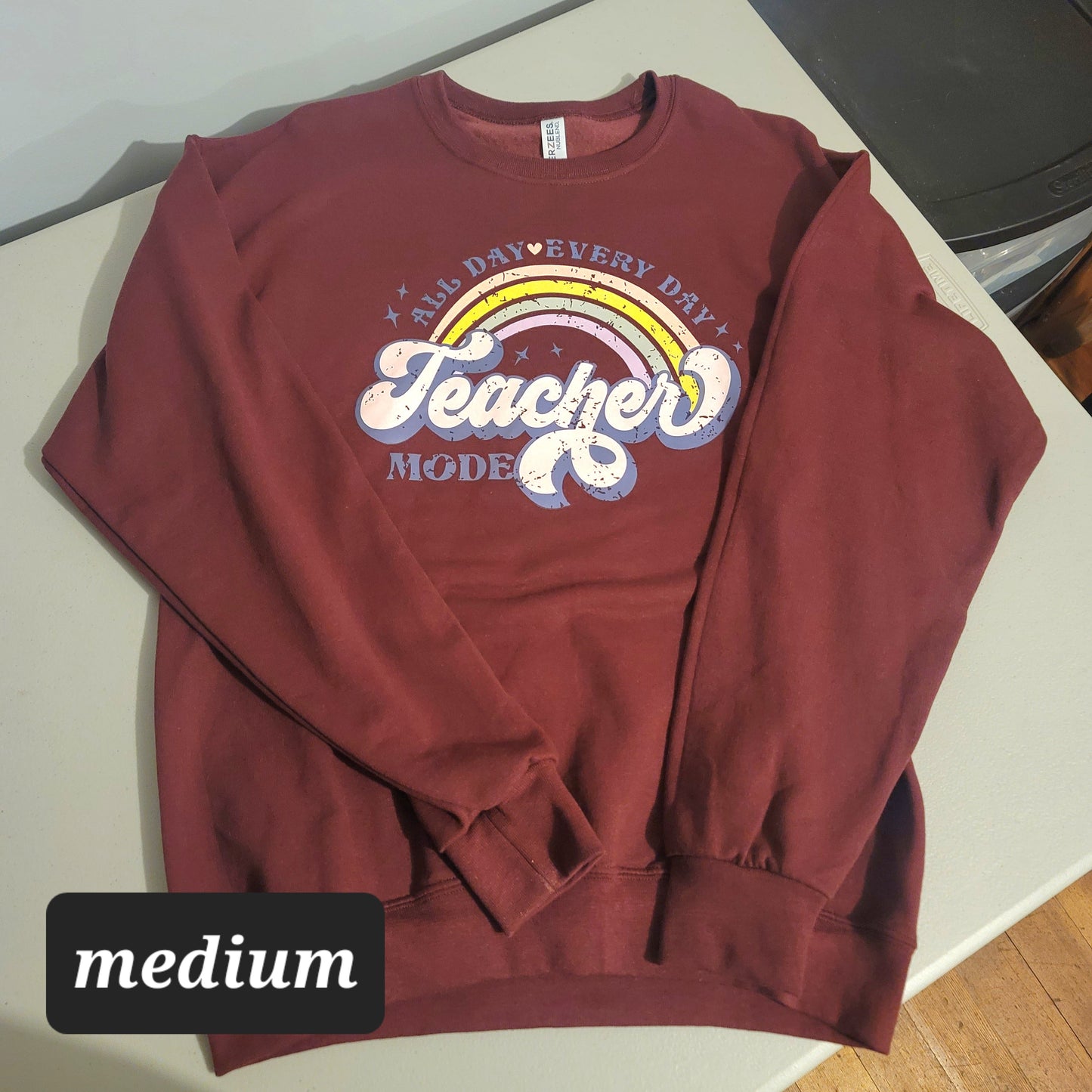 Teacher Mode Crewneck - M