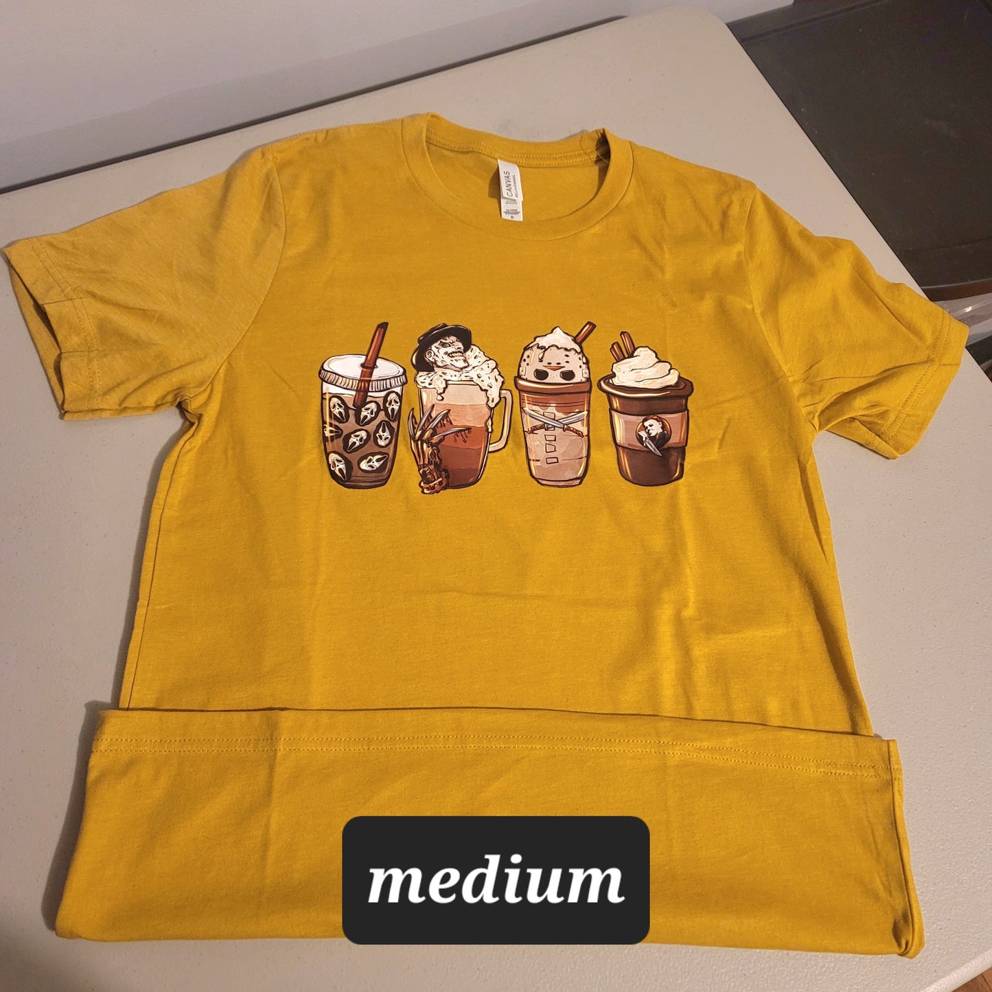 Horror Movie Drinks Tshirt - M