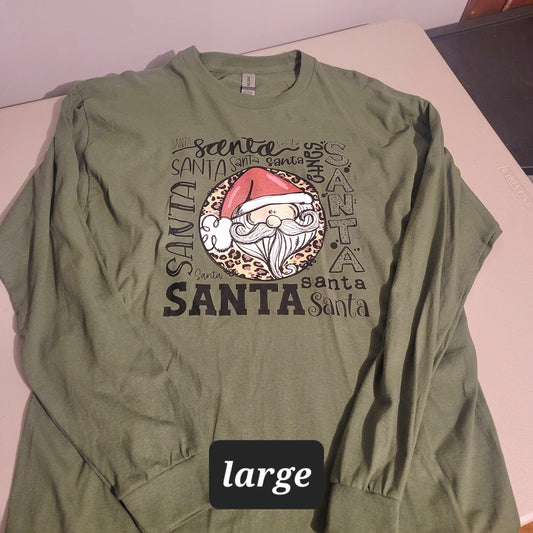 Santa Long Sleeve - L