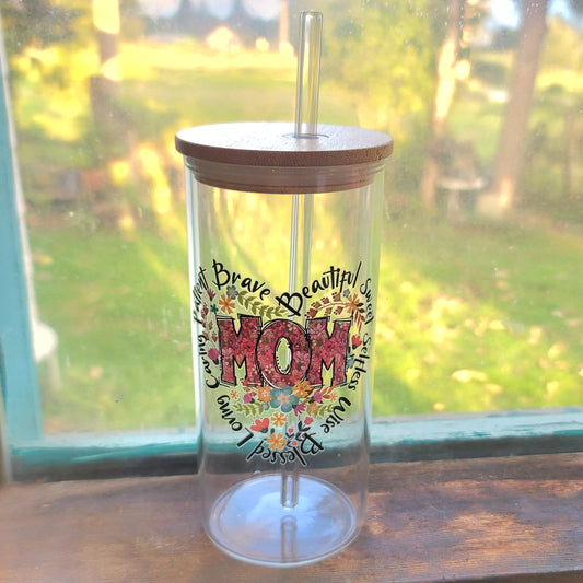 Mom Glass Can