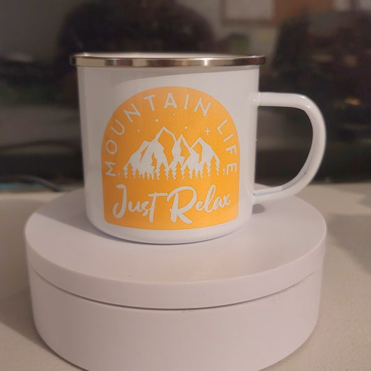Mountain Life Camping Mug