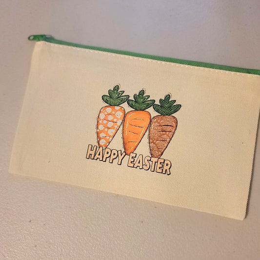 Happy Easter Zipper Pouch