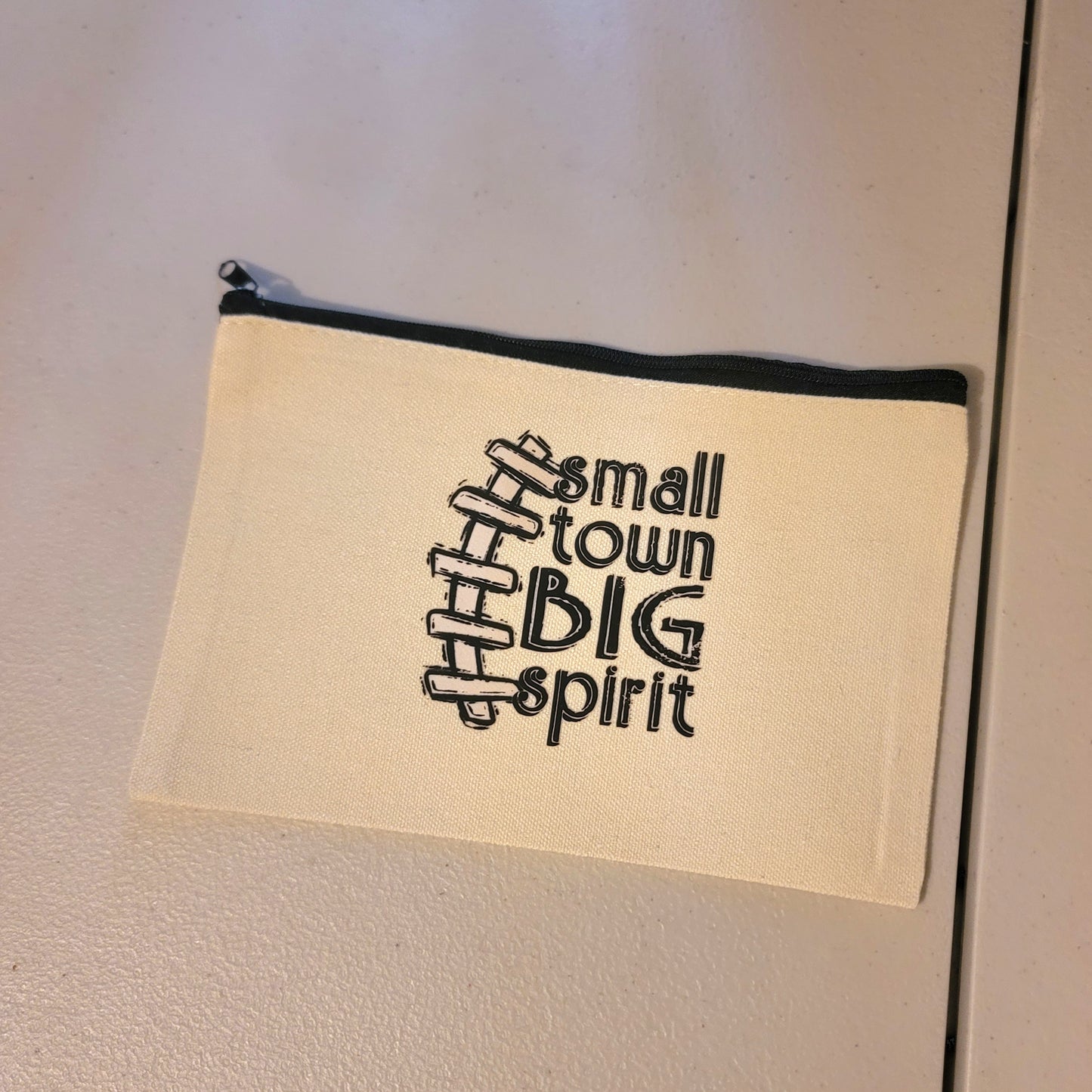 Small Town Big Spirit Zipper Pouch