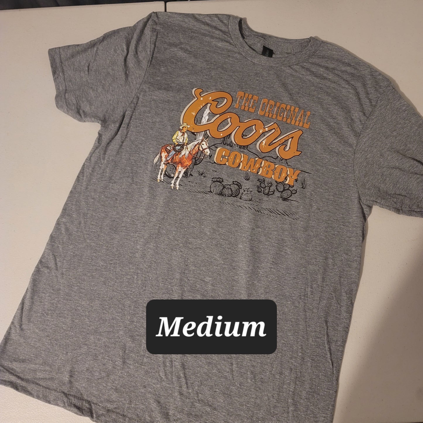 Coors Cowboy Tshirt - M