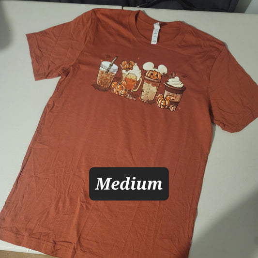 Fall Mouse Coffees Tshirt - M