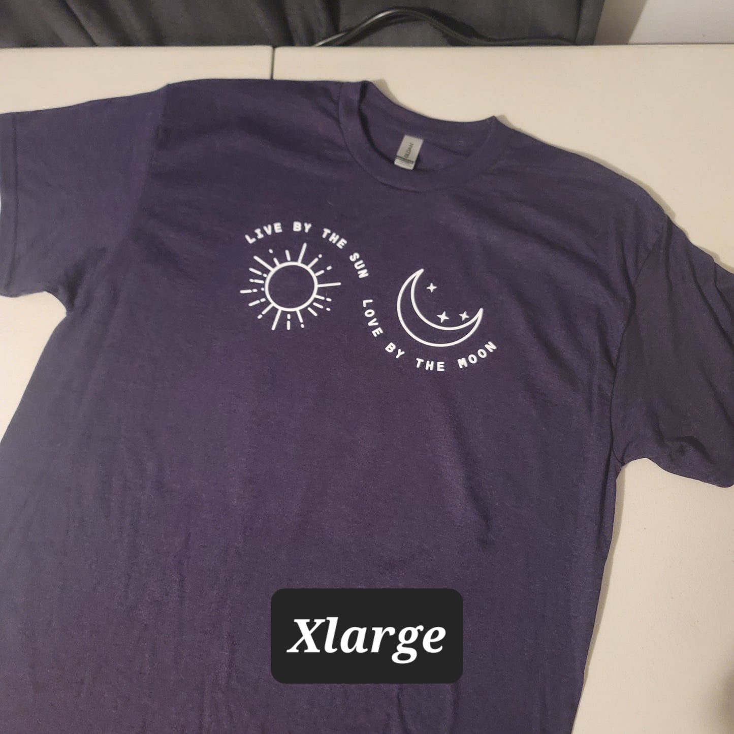 Live By The Sun, Love By The Moon Tshirt - XL