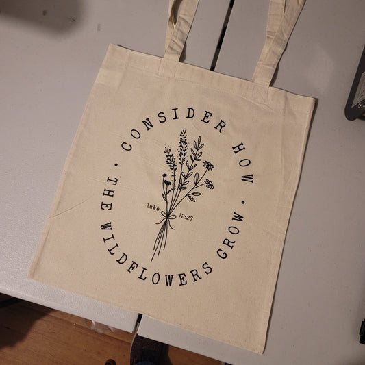 Wildflowers Tote - Canvas
