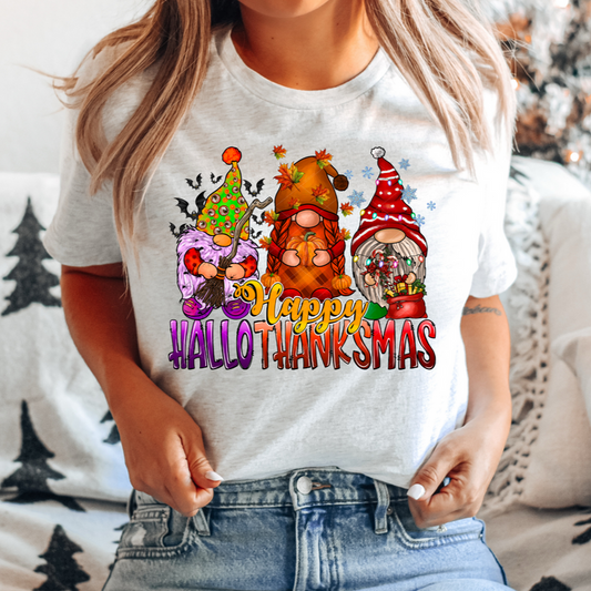 Happy HallowThanksMas Gnomes