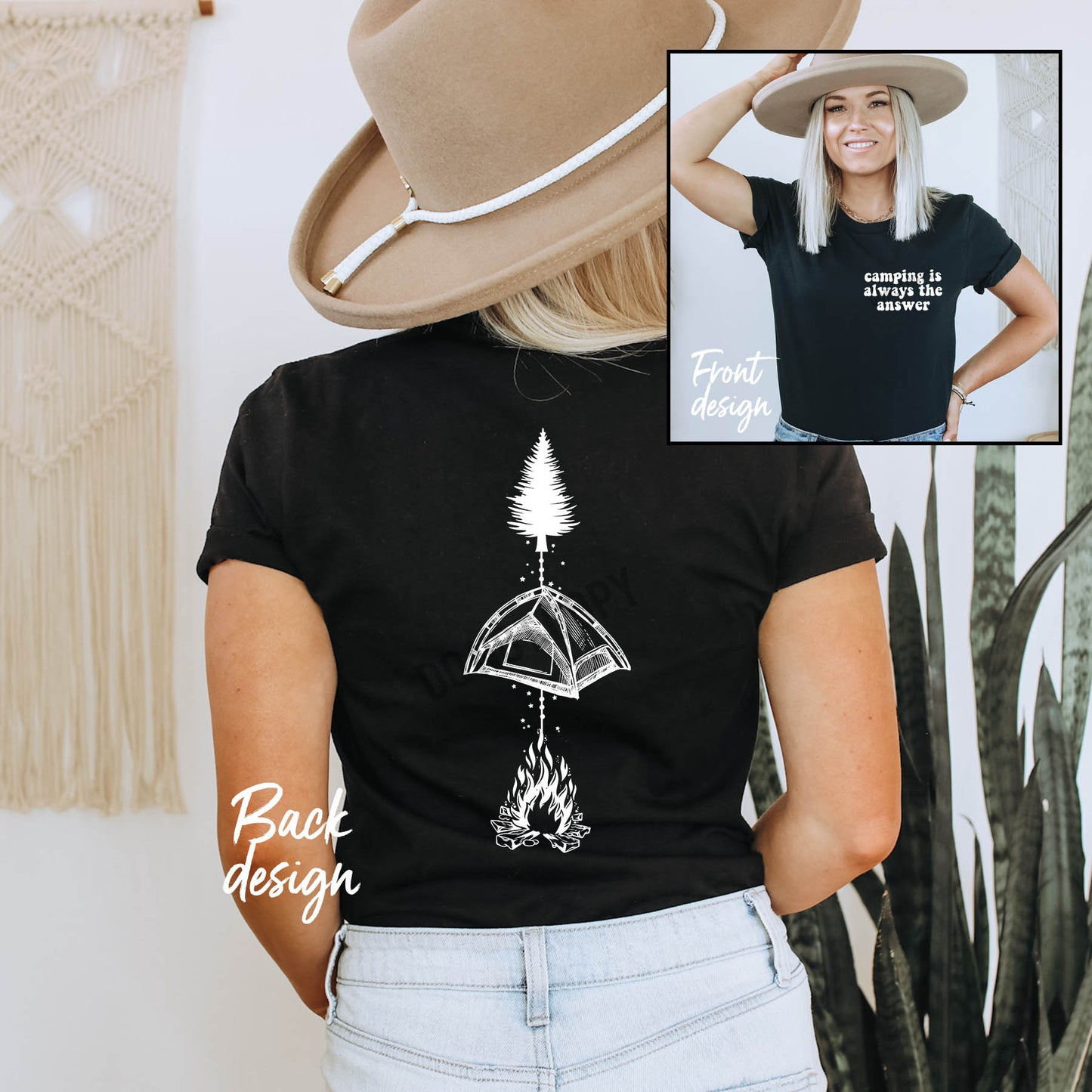 Camping Arrow - White