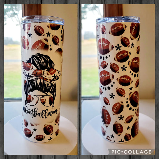 Football Mom Tumbler