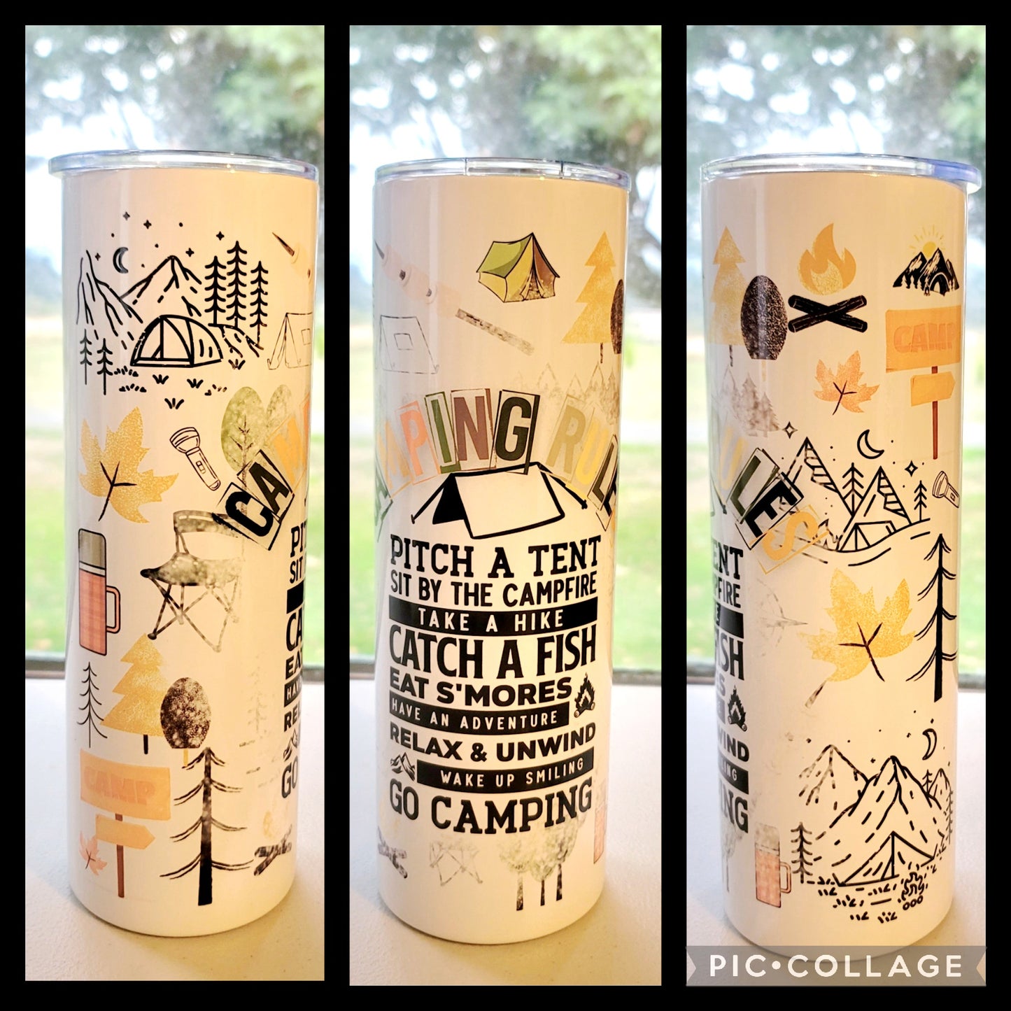 Camping Rules Tumbler