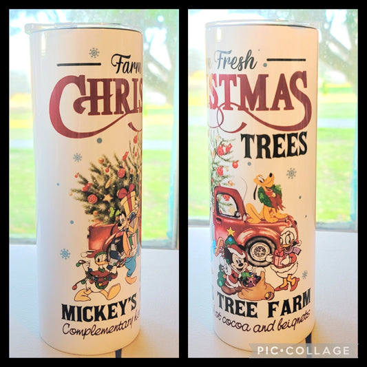 Mouse Christmas Trees Tumbler