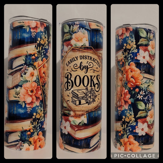 Distracted By Books Tumbler