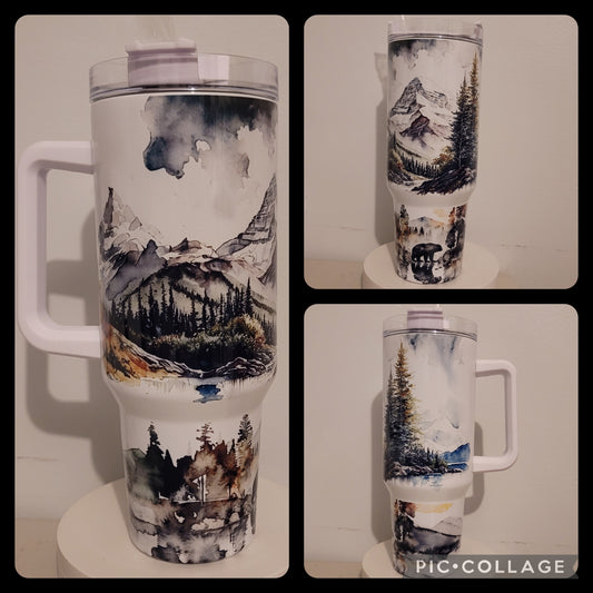 Mountains Tumbler