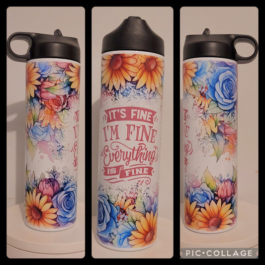 Everything's Fine Water Bottle