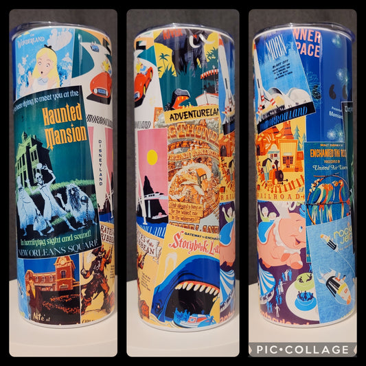 Vintage Attraction Posters Tumbler
