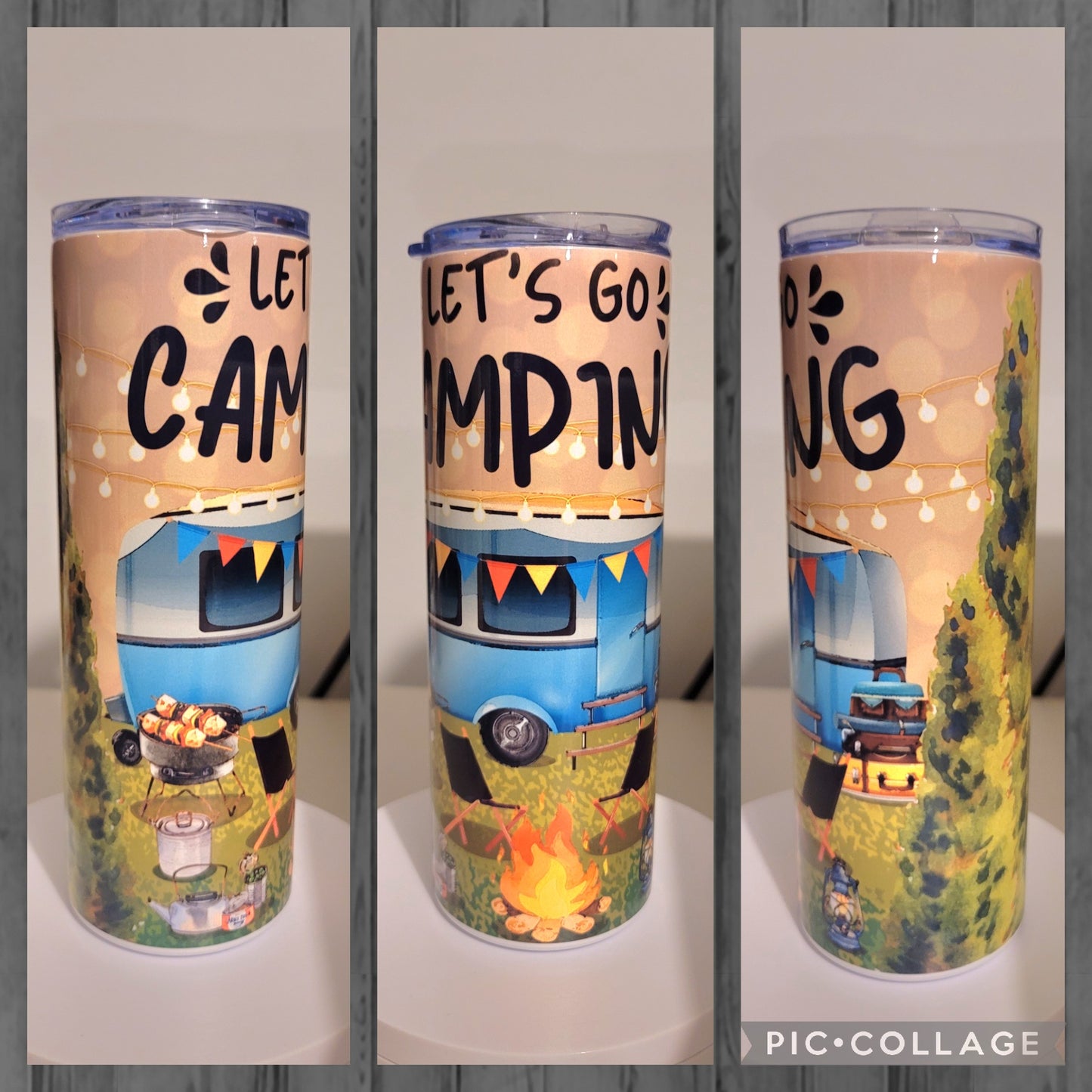 Let's Go Camping Tumbler