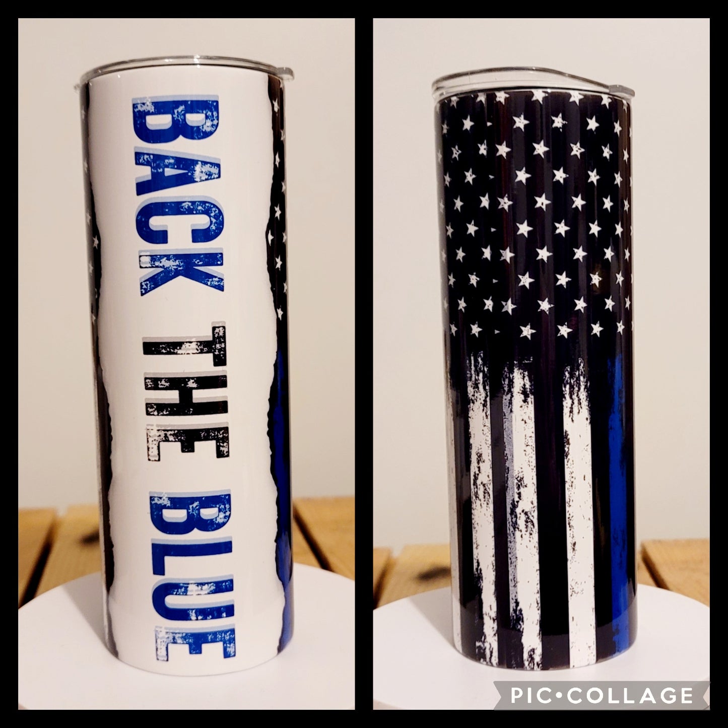 Back The Blue Tumbler