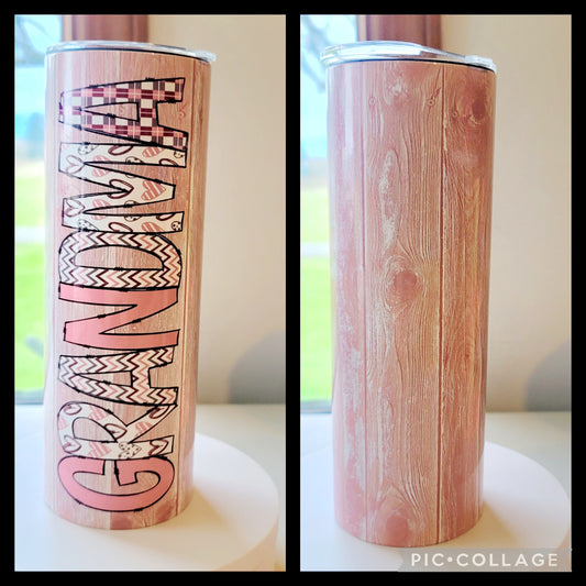 Grandma Wood Tumbler