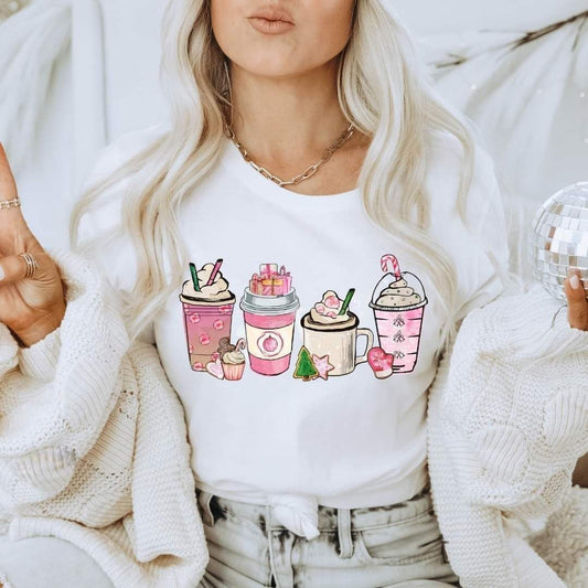 Pink Christmas Drinks