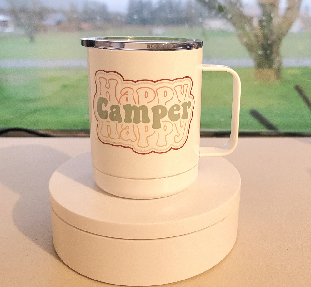 Happy Camper Coffee Tumbler