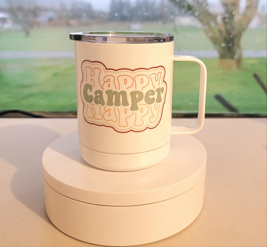 Happy Camper Coffee Tumbler