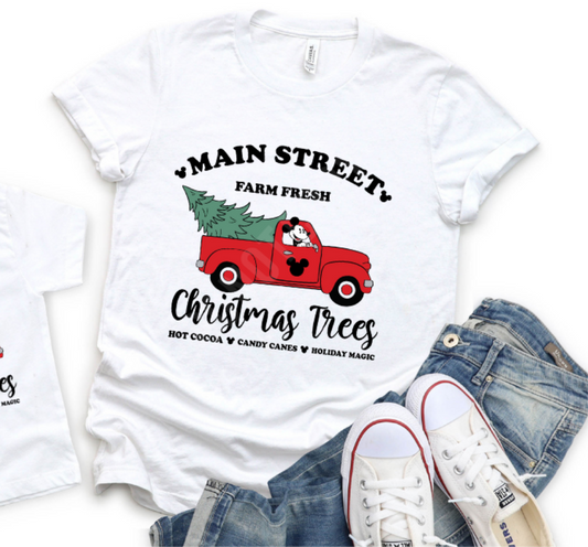 Main Street Christmas Trees