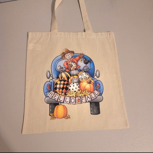Hello Fall Tote - Canvas
