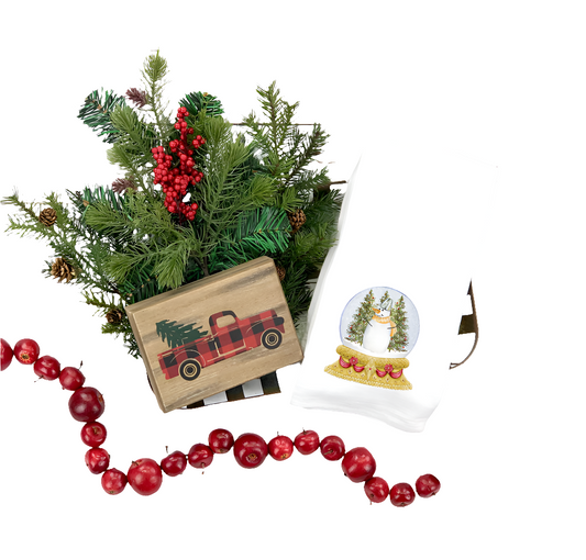 Snowman Snowglobe - Towel